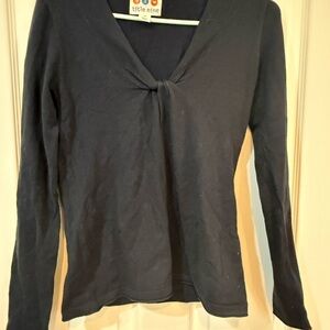 Title Nine Women's Black Cotton Sweater